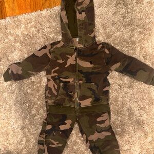 Ralph Lauren Camouflage Hooded Sweatsuit